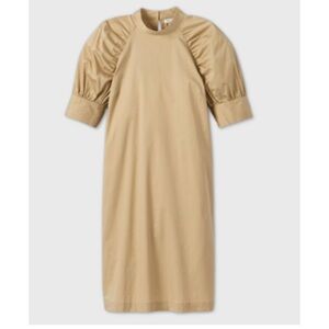 100%cotton Prologue Puff Sleeve Dress